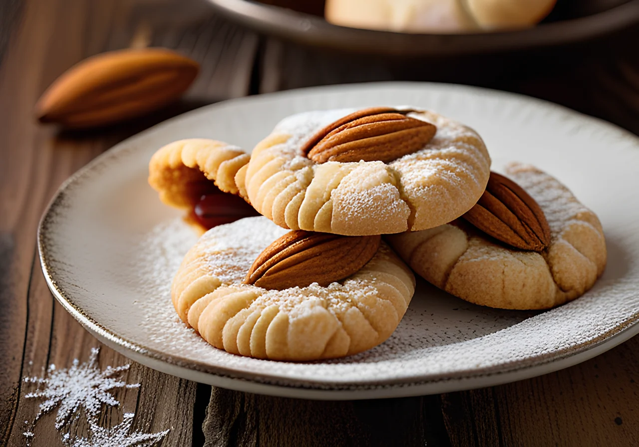 Almond Crescent Cookies