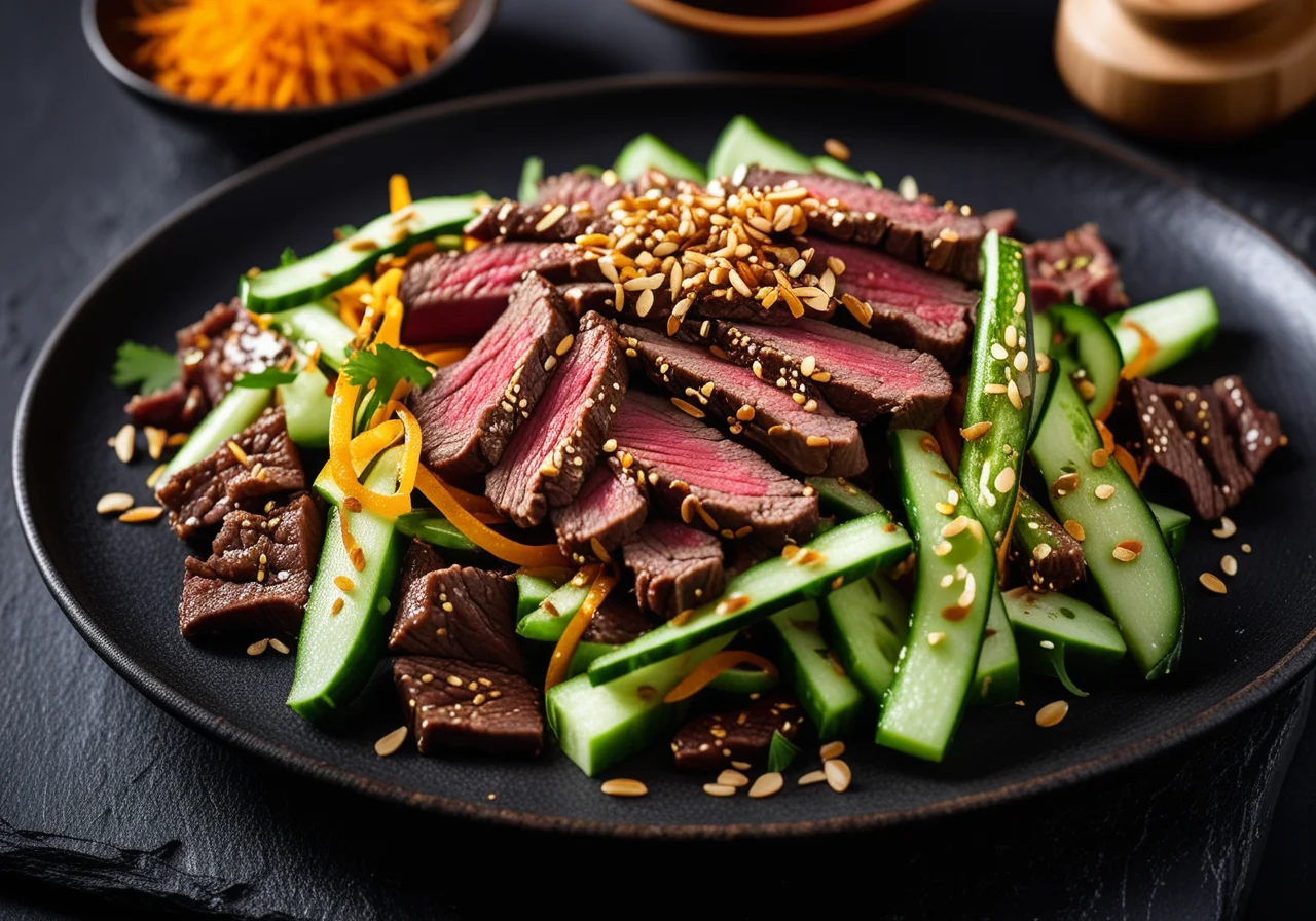 Sesame Beef from the Wok