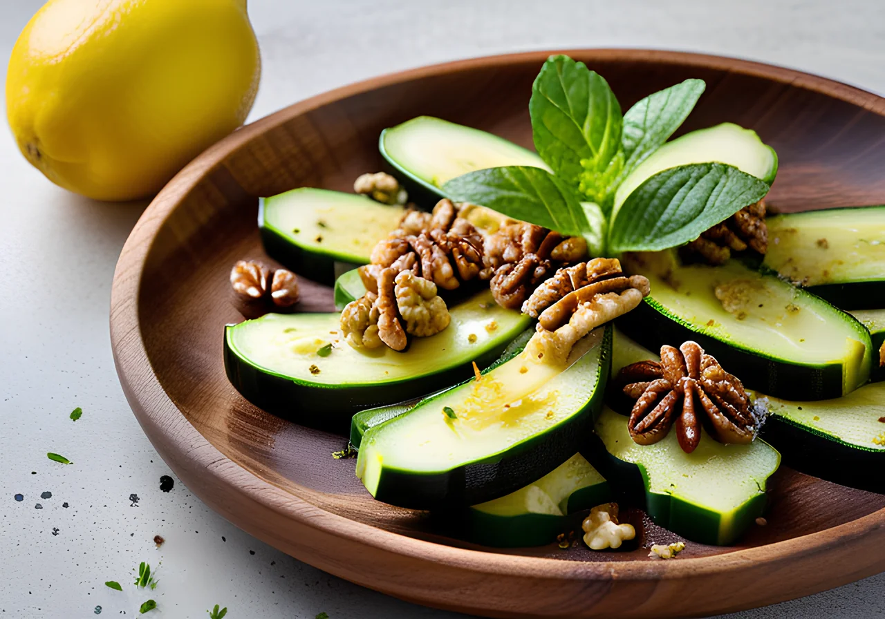 Zucchini-Herb Salad with Walnuts