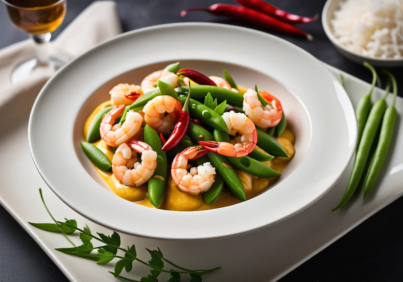 Shrimp with Curry Paste