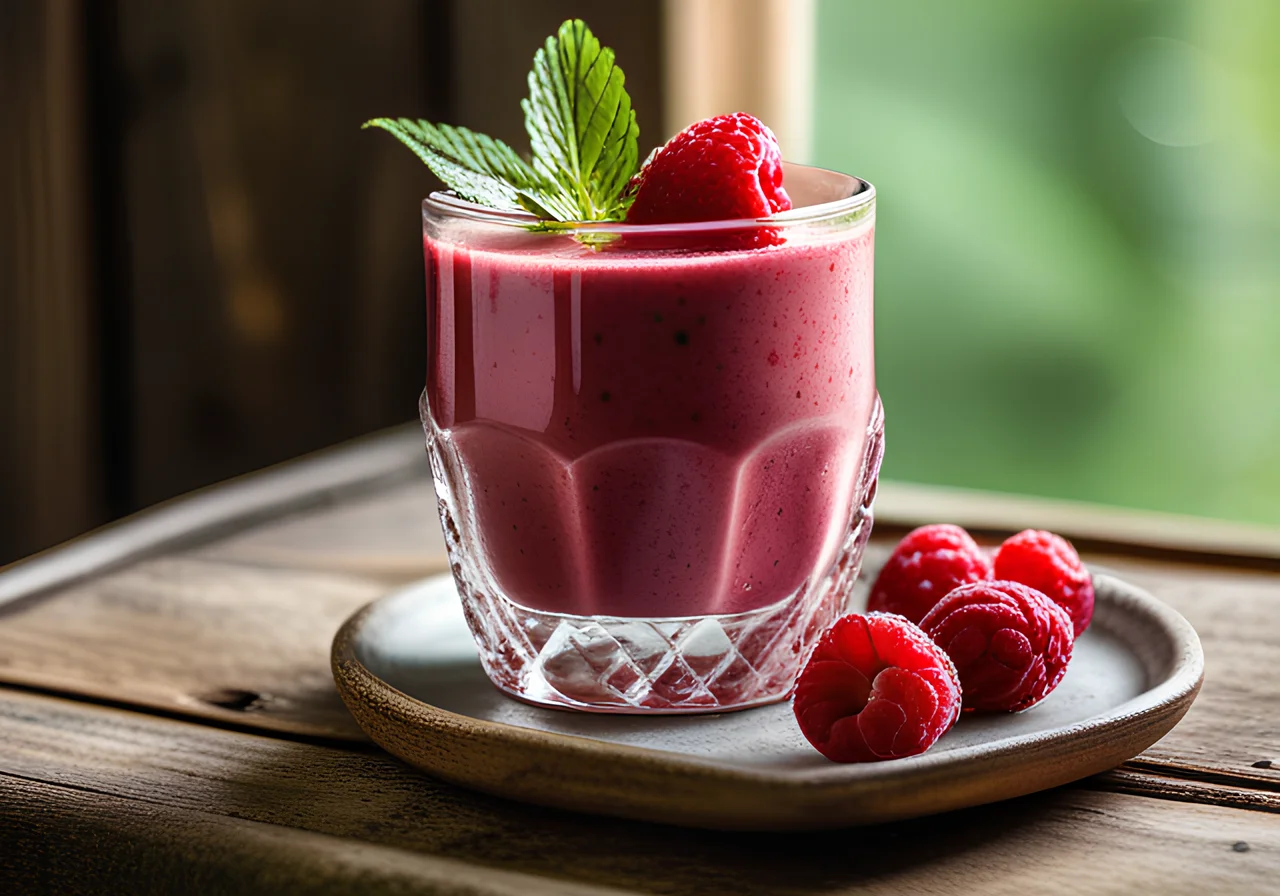 Raspberry Banana Smoothie