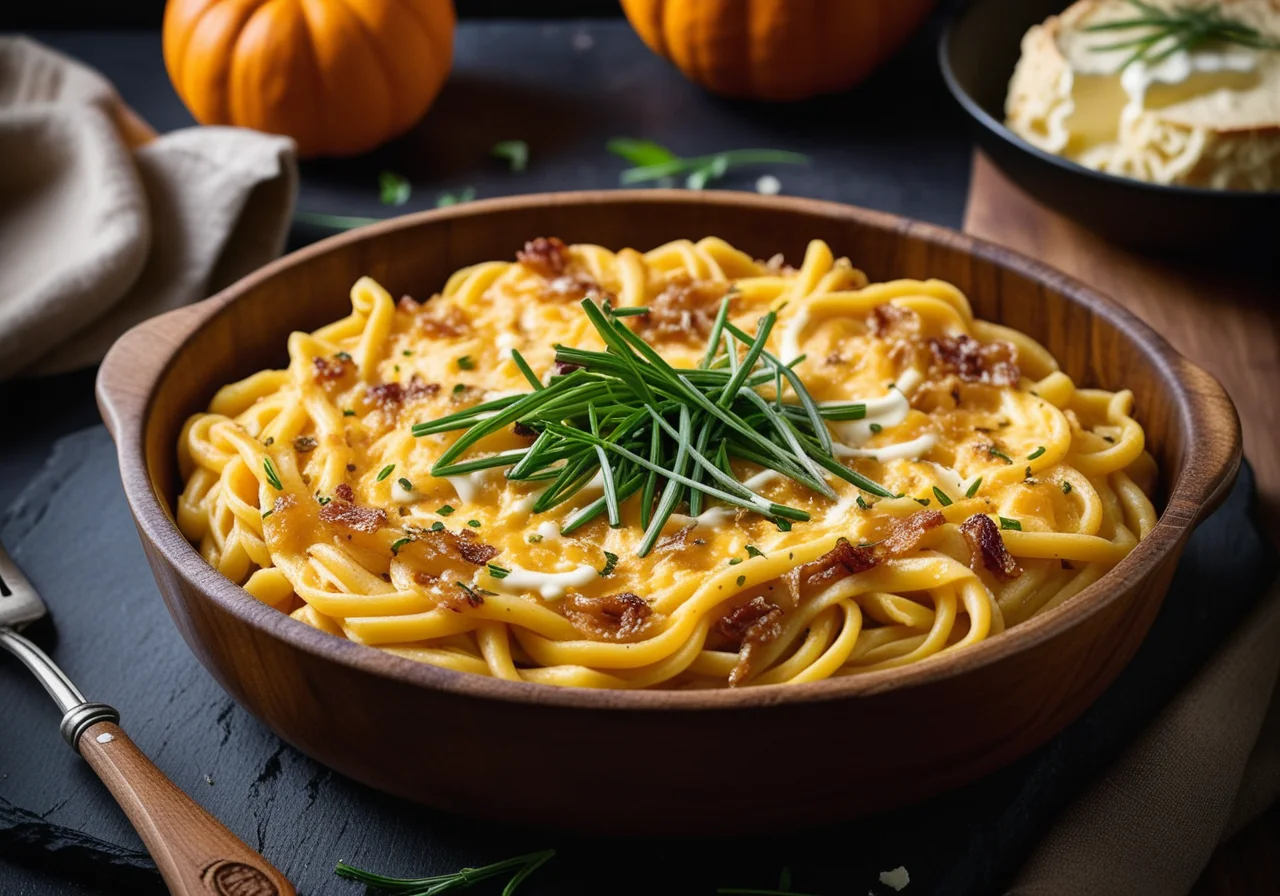 Gratinated Pumpkin Spätzle