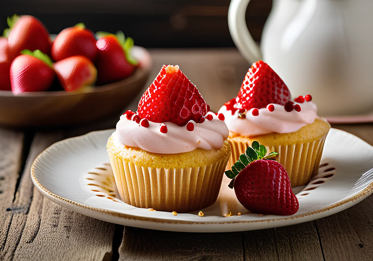 Strawberry Cupcakes