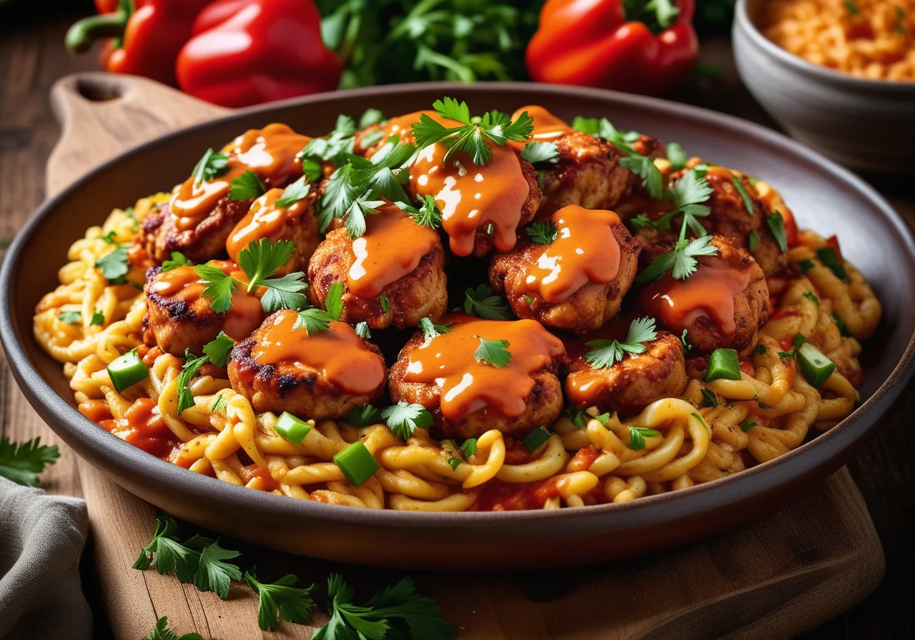 Paprika Chicken with Hungarian-Style Spätzle (Galuska)