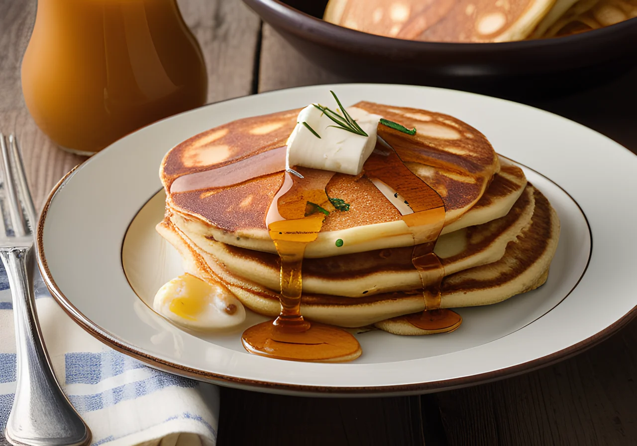 Savory Sourdough Pancakes