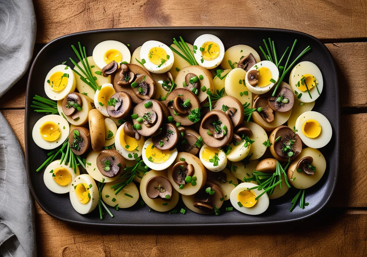 Mushroom Potato Salad