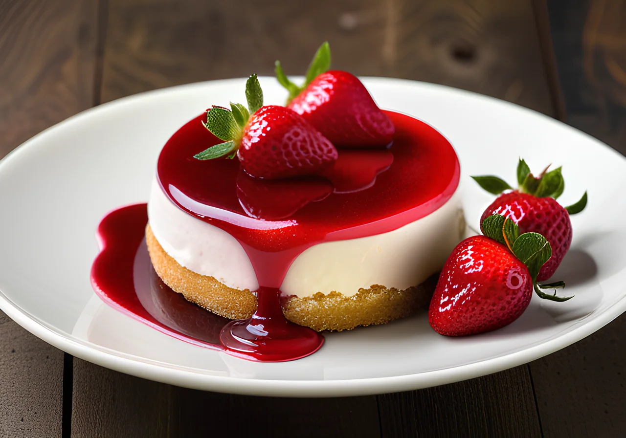 Light Strawberry Cake