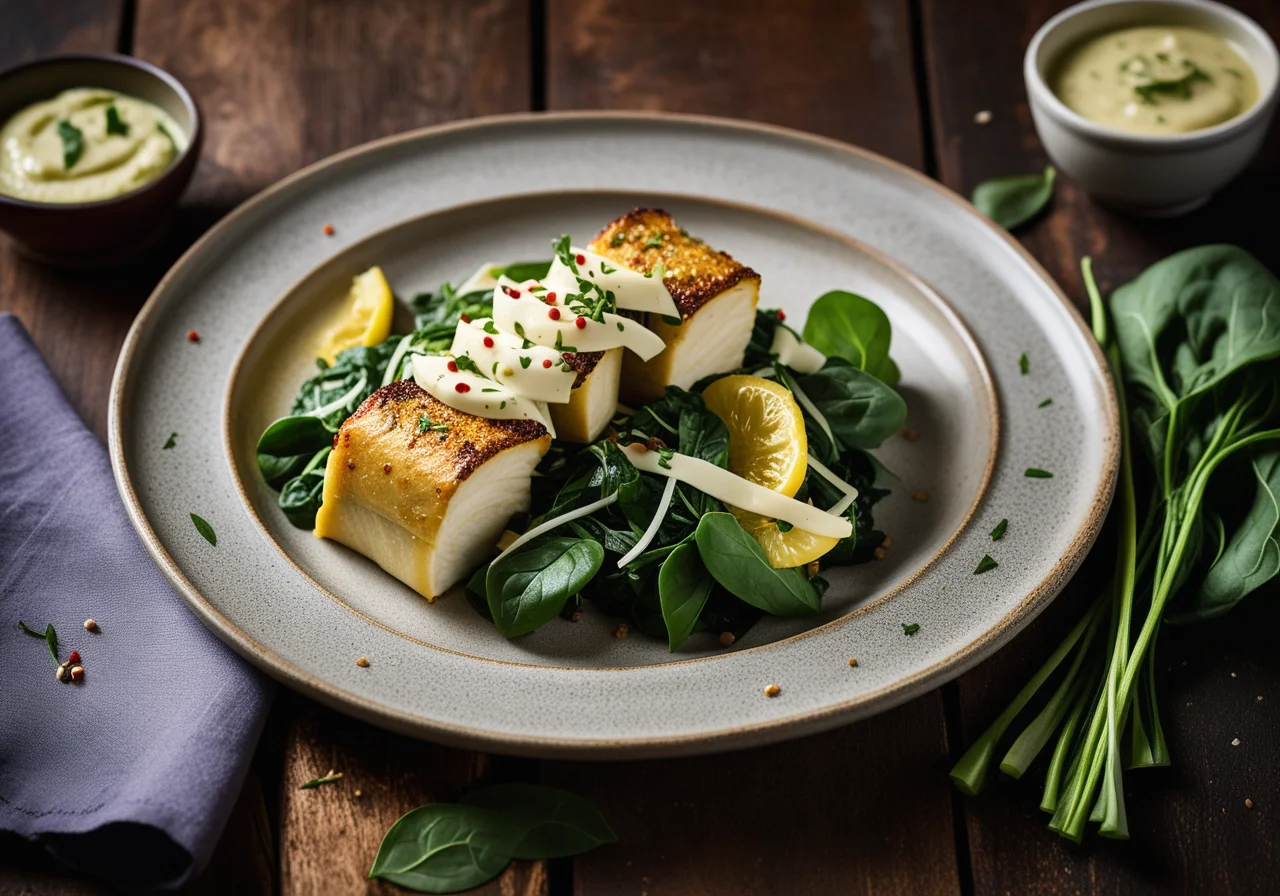 Stuffed Sea Bass Rolls