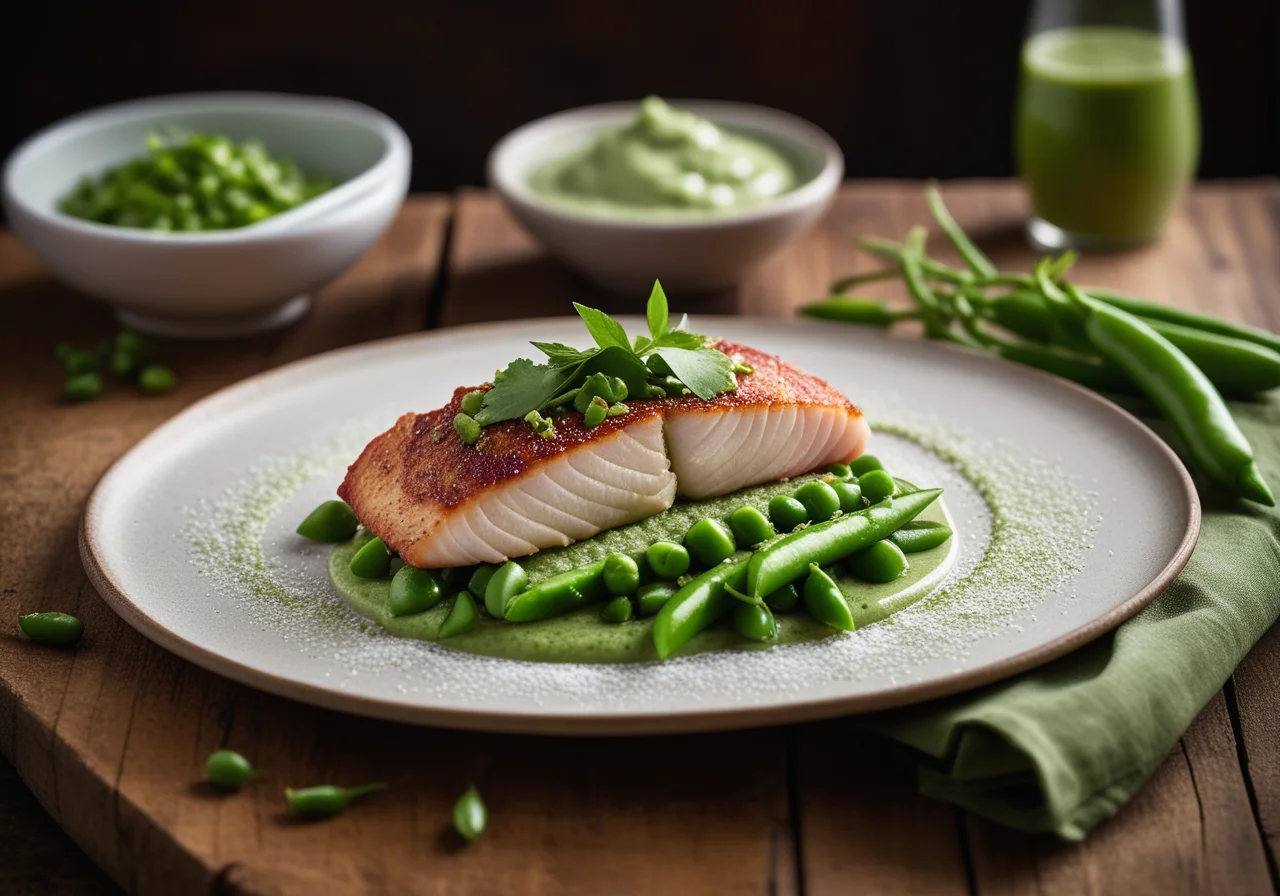 Red Snapper Fillets with Spicy Coriander Topping