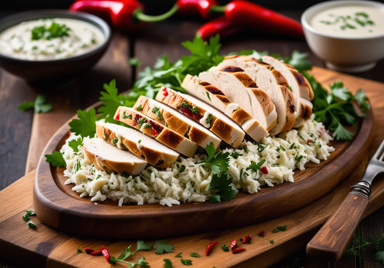 Chicken Salad with Rice