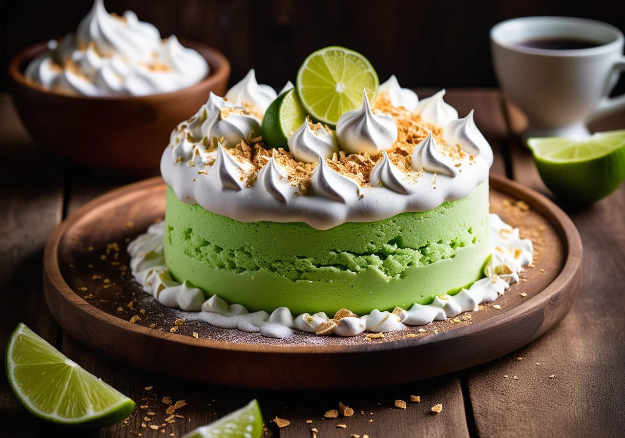 Ice Cake with Meringue