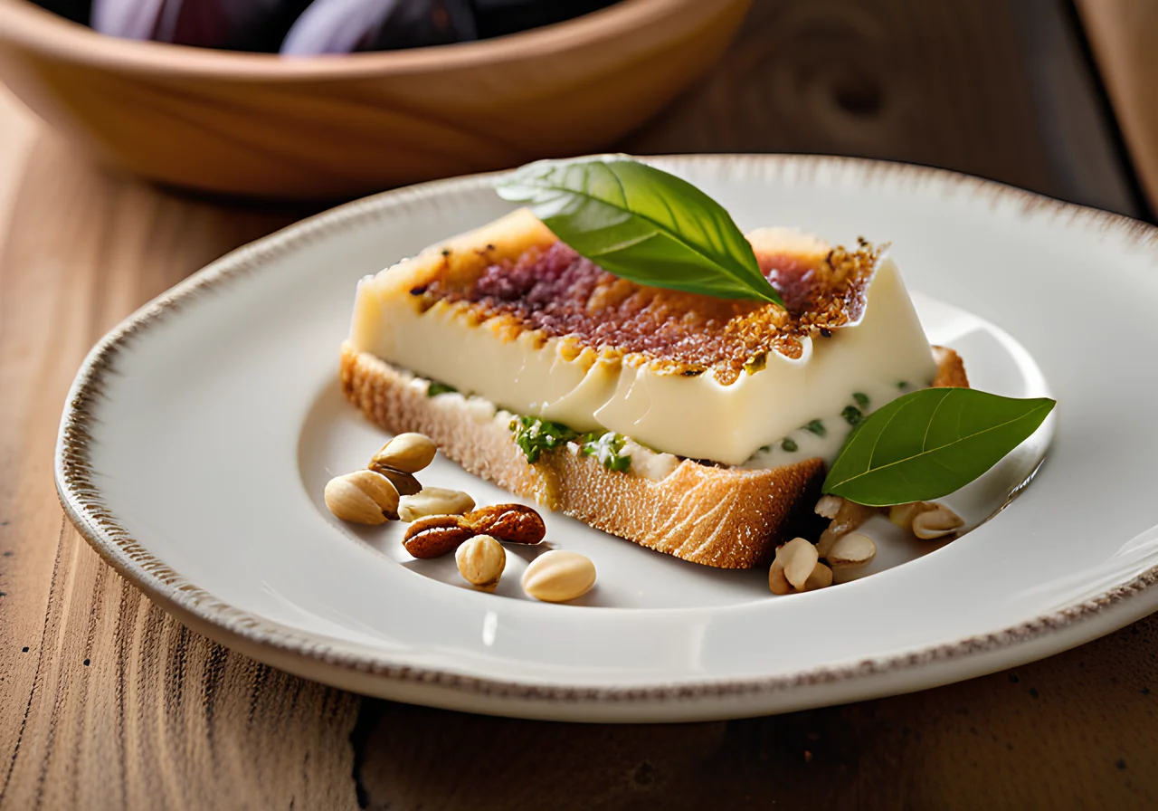 Bread with Figs and Grana Padano Cream