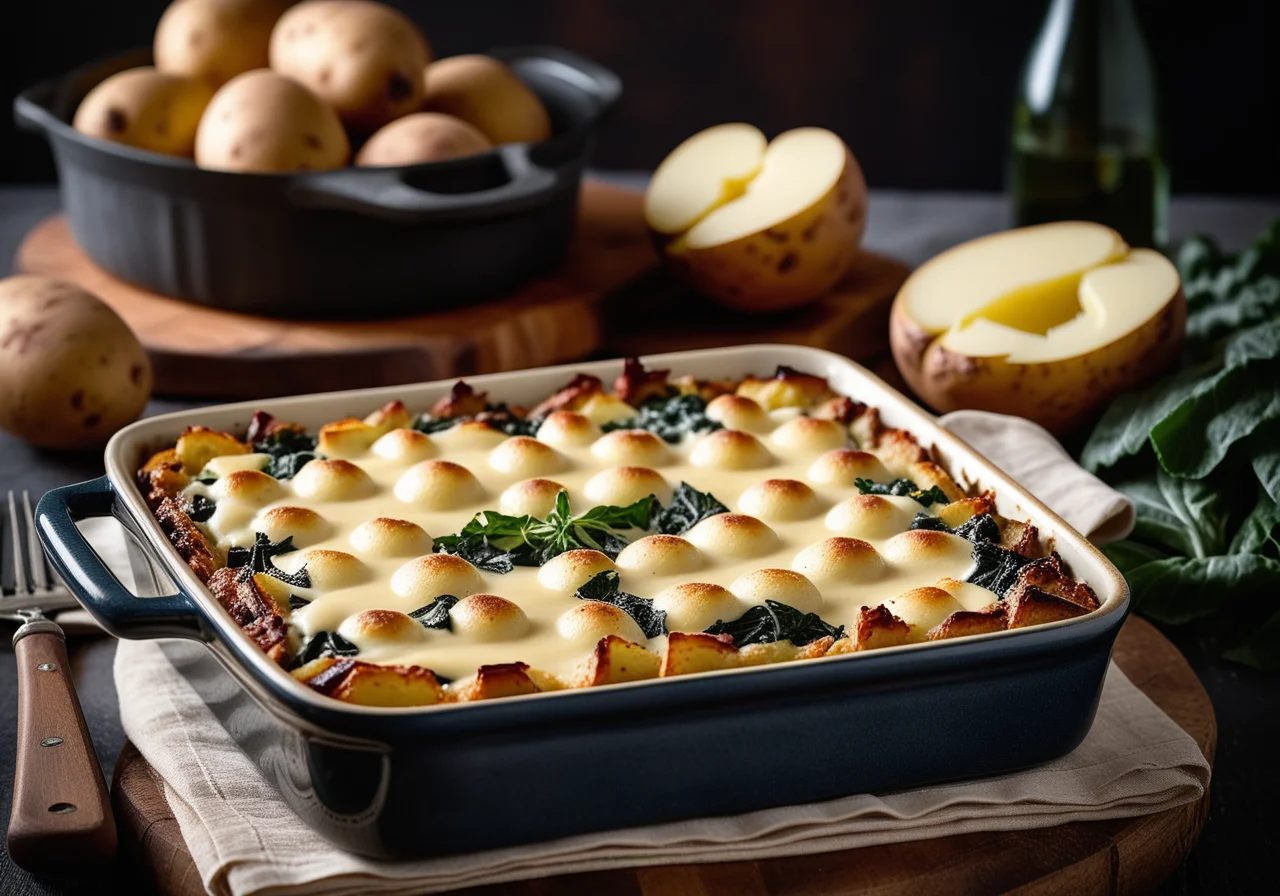 Potato Swiss Chard Casserole