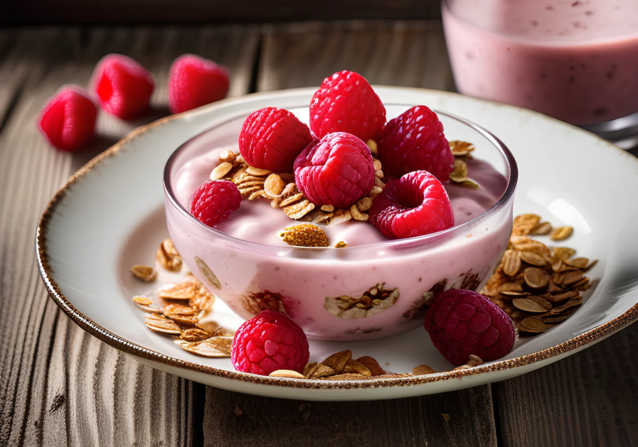 Raspberry Yogurt Muesli