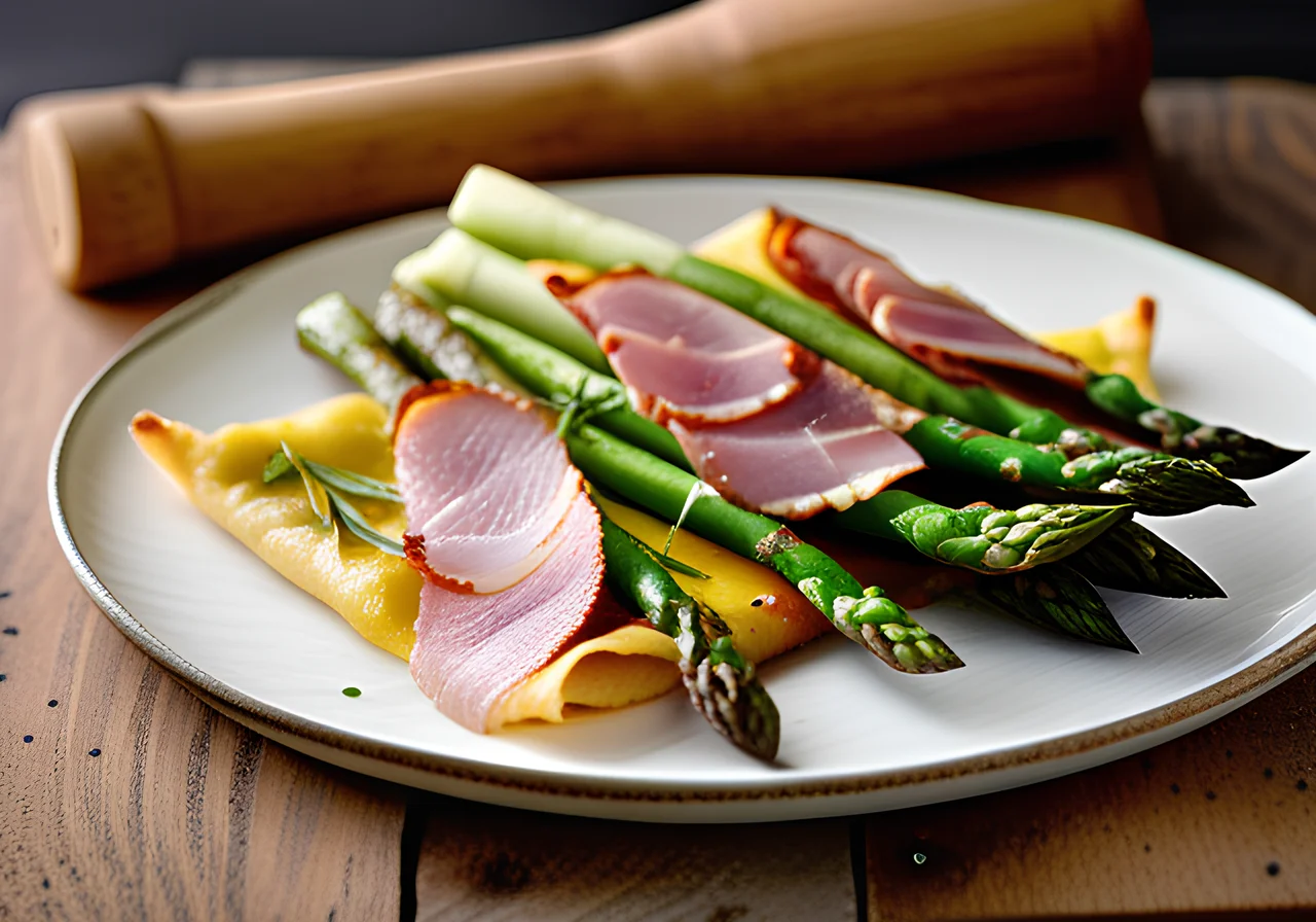 Asparagus Flammkuchen