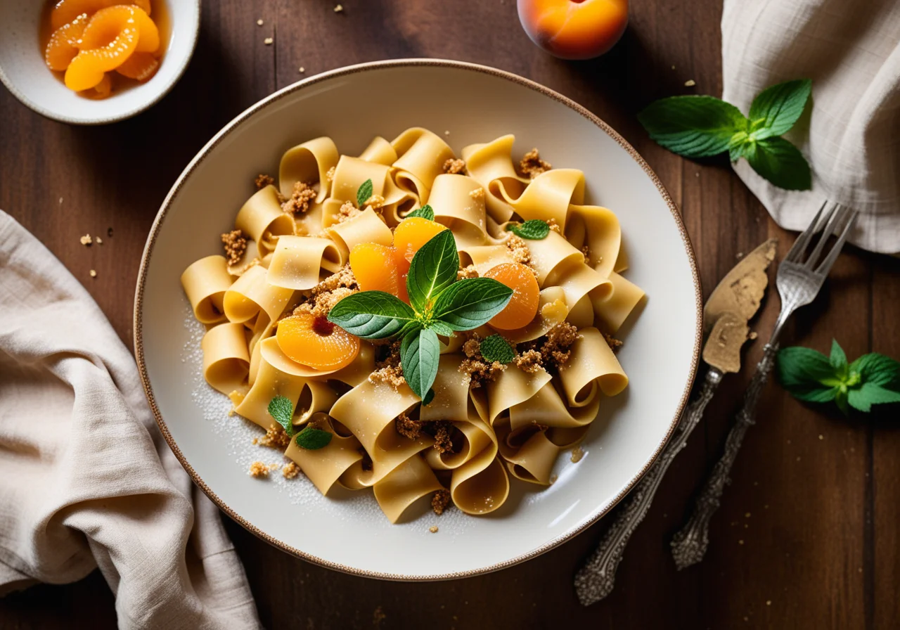 Sweet Pasta with Apricots