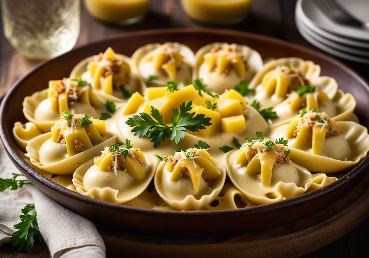 Conchiglie with Sauerkraut Filling