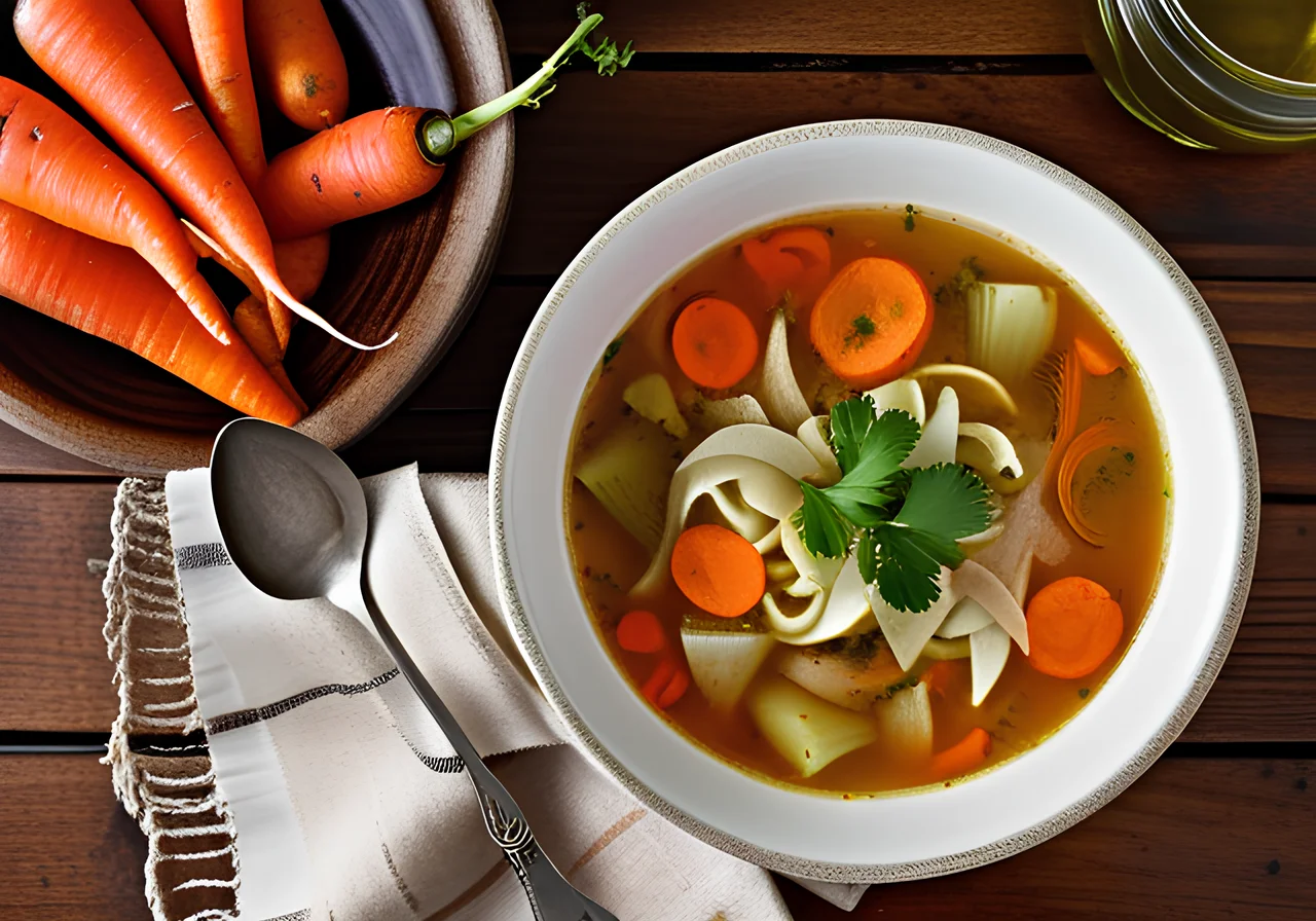 Vegetable Soup with Cabbage