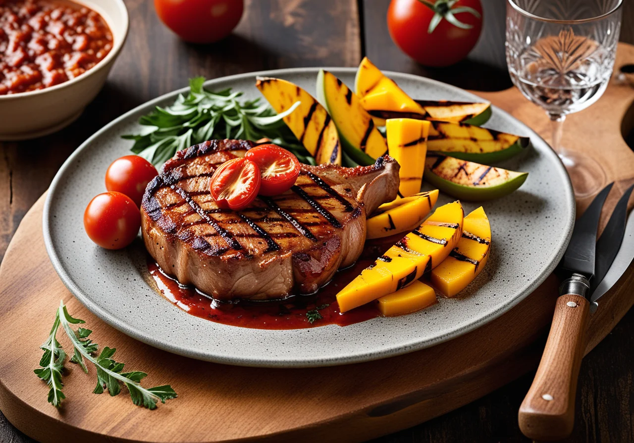 Pork Chops with Tomato Sauce