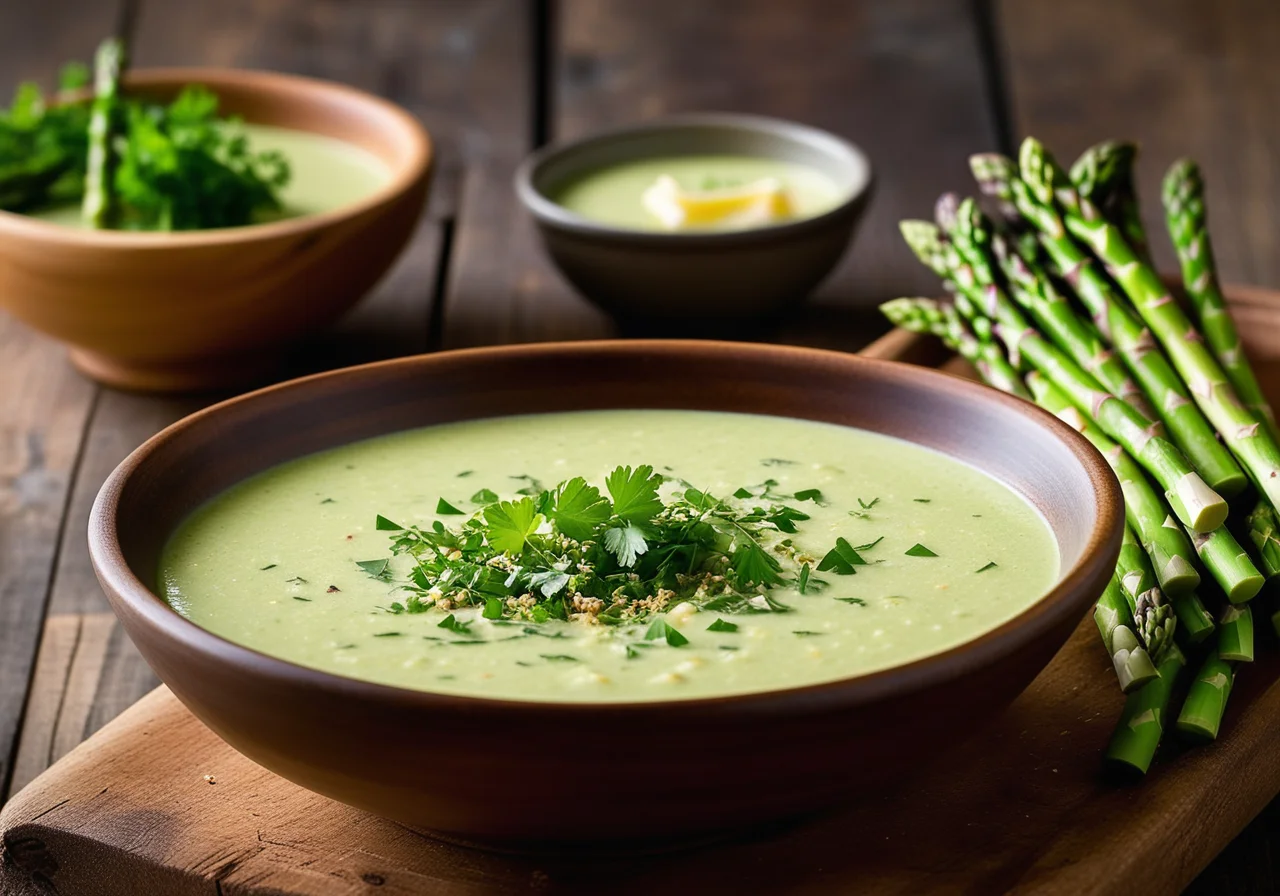 Asparagus Soup with Herbs