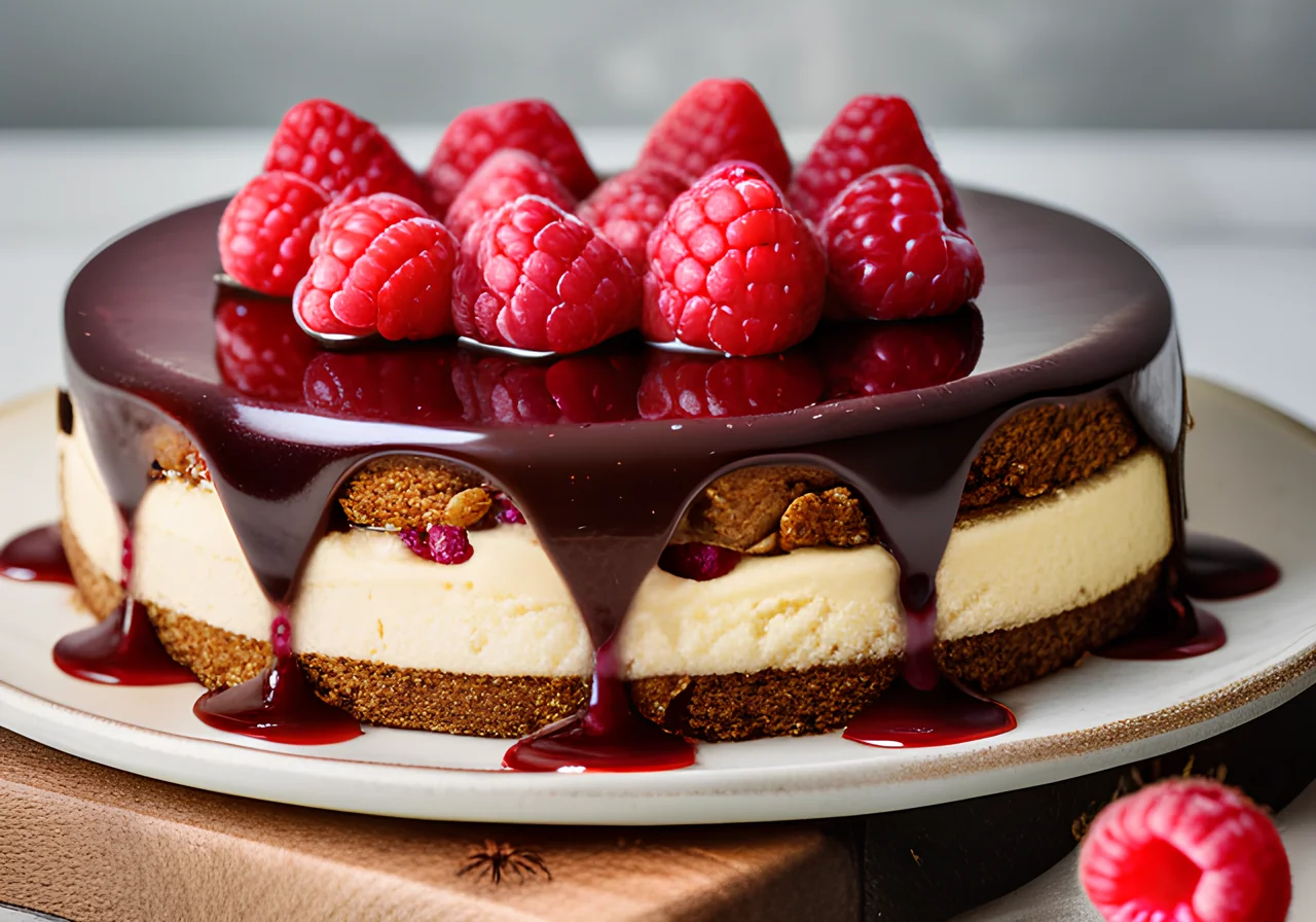 Raw Raspberry Cake