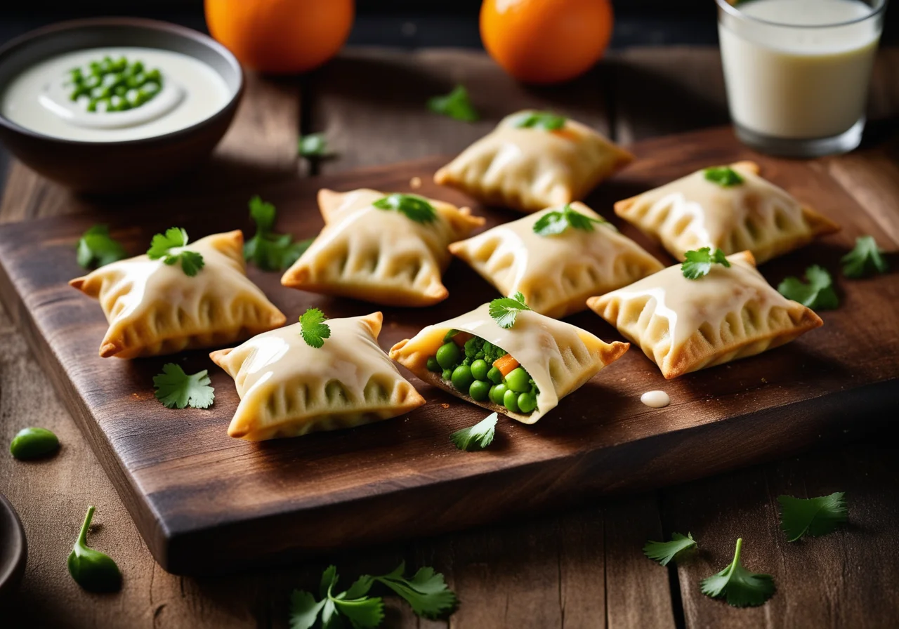 Vegetable Dumpling Pockets