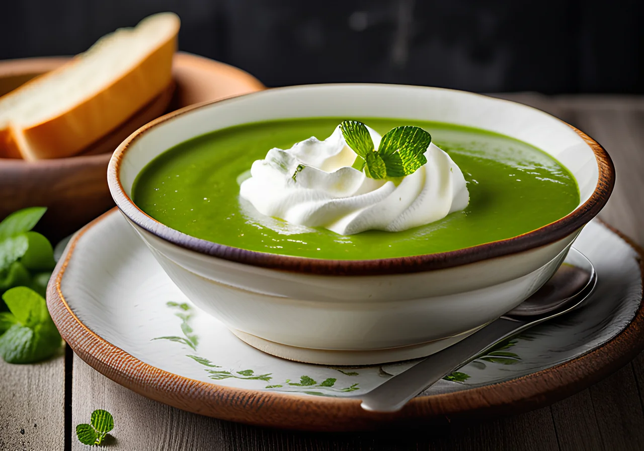 Pea Soup with Fresh Peas