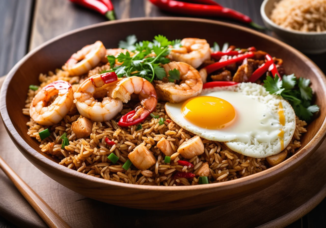 Indonesian Rice Dish (Nasi Goreng)