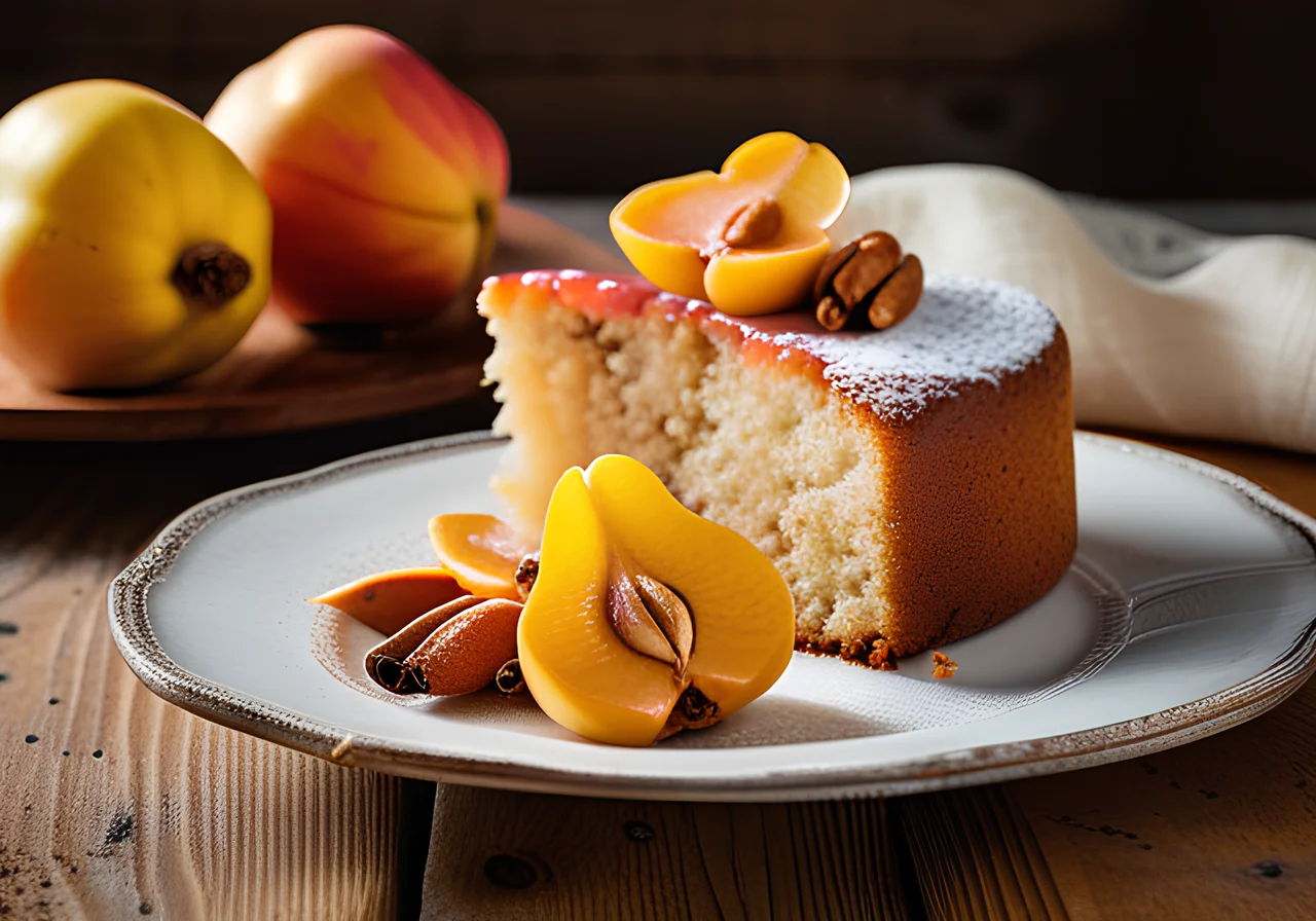 Juicy Quince Cake