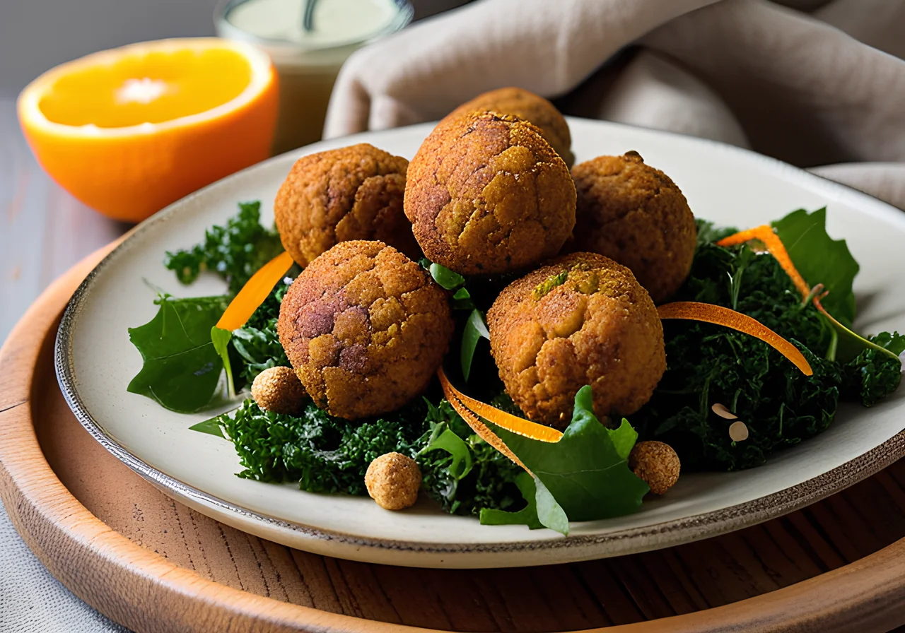 Falafel Kale Salad