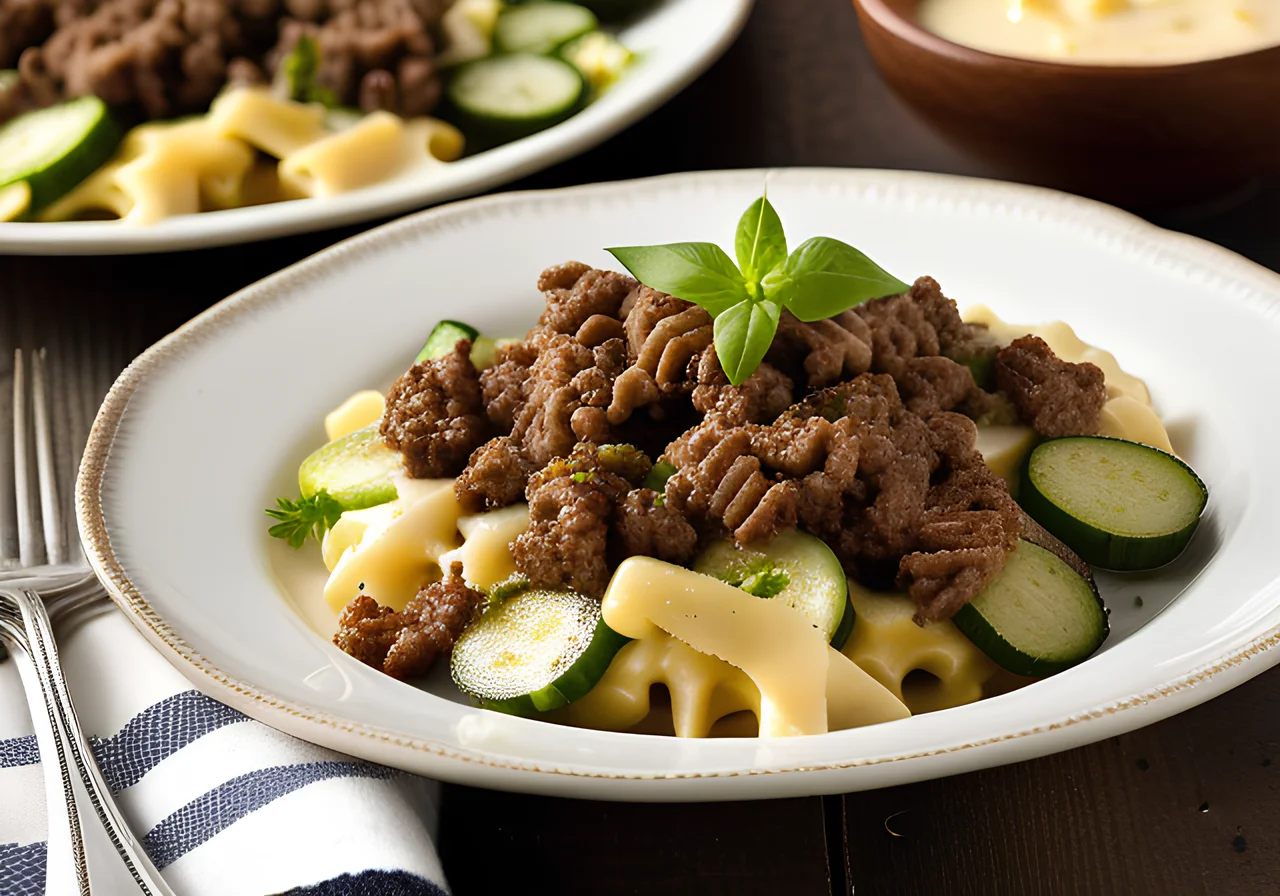 Ground Beef Macaroni Casserole