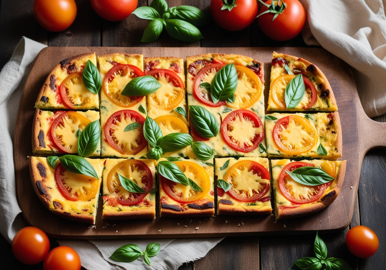 Tomato Cheese Frittata