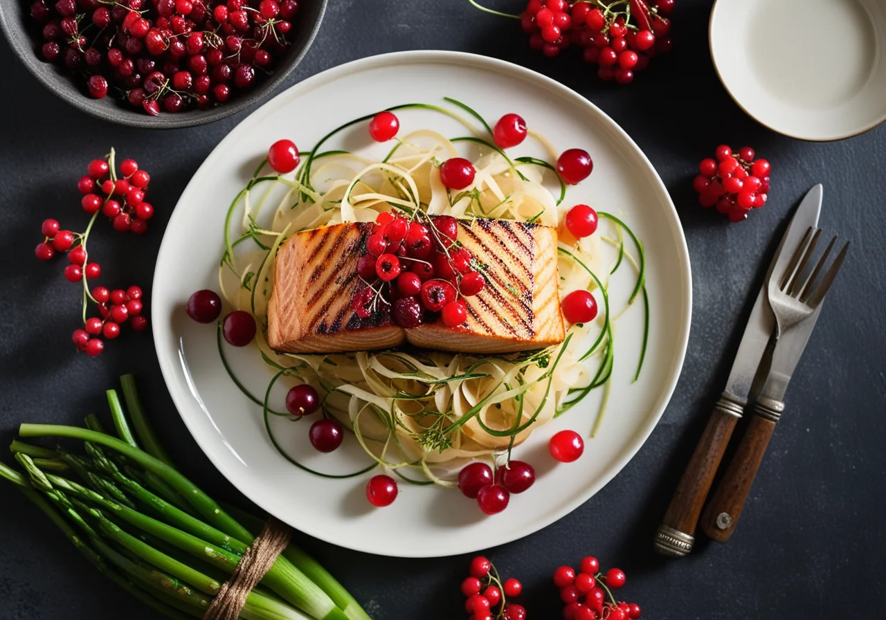 Grilled Salmon with Fennel