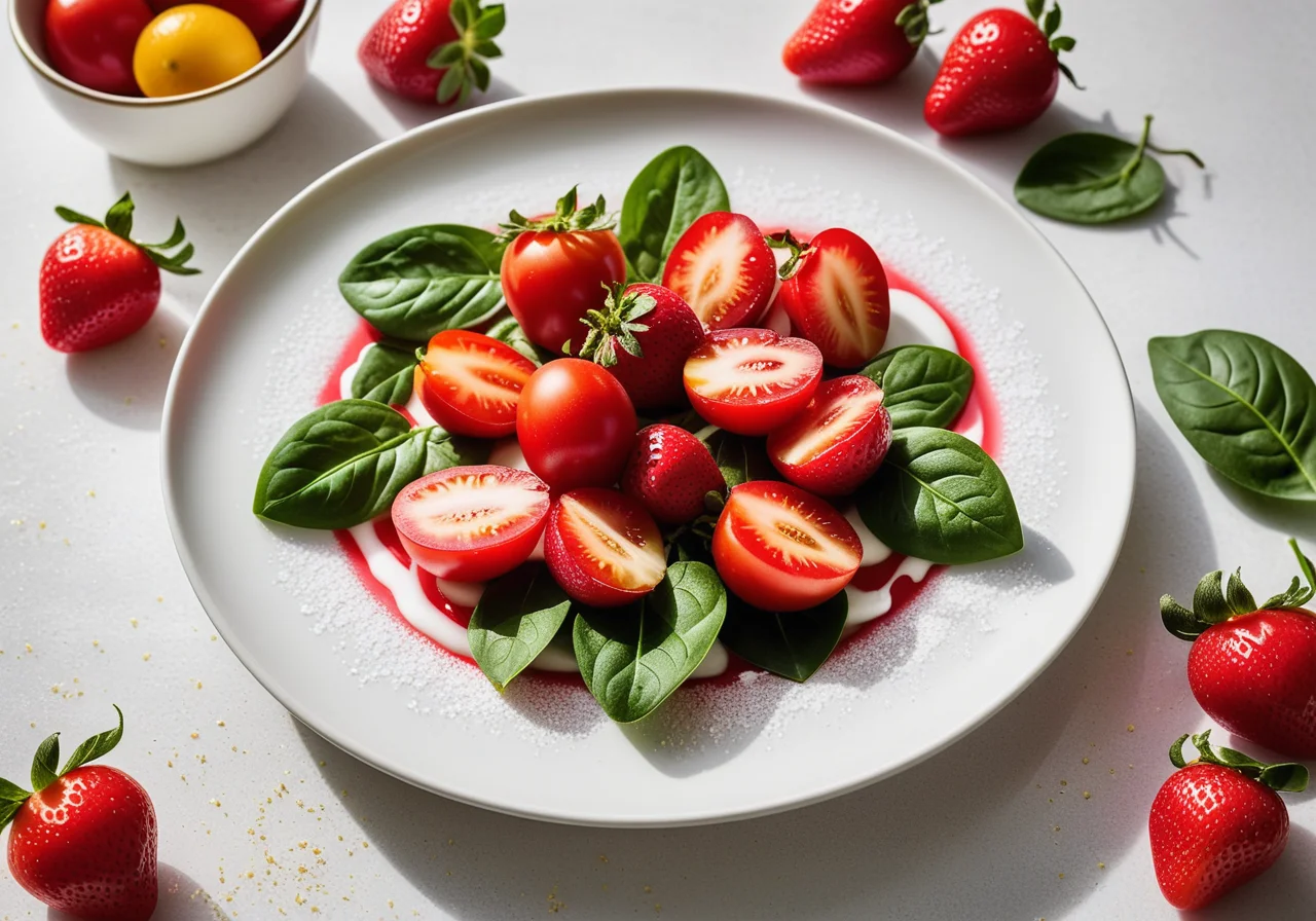 Tomato-Strawberry Salad