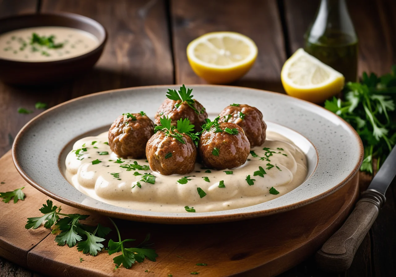 Königsberger-Style Meatballs with Caper Sauce
