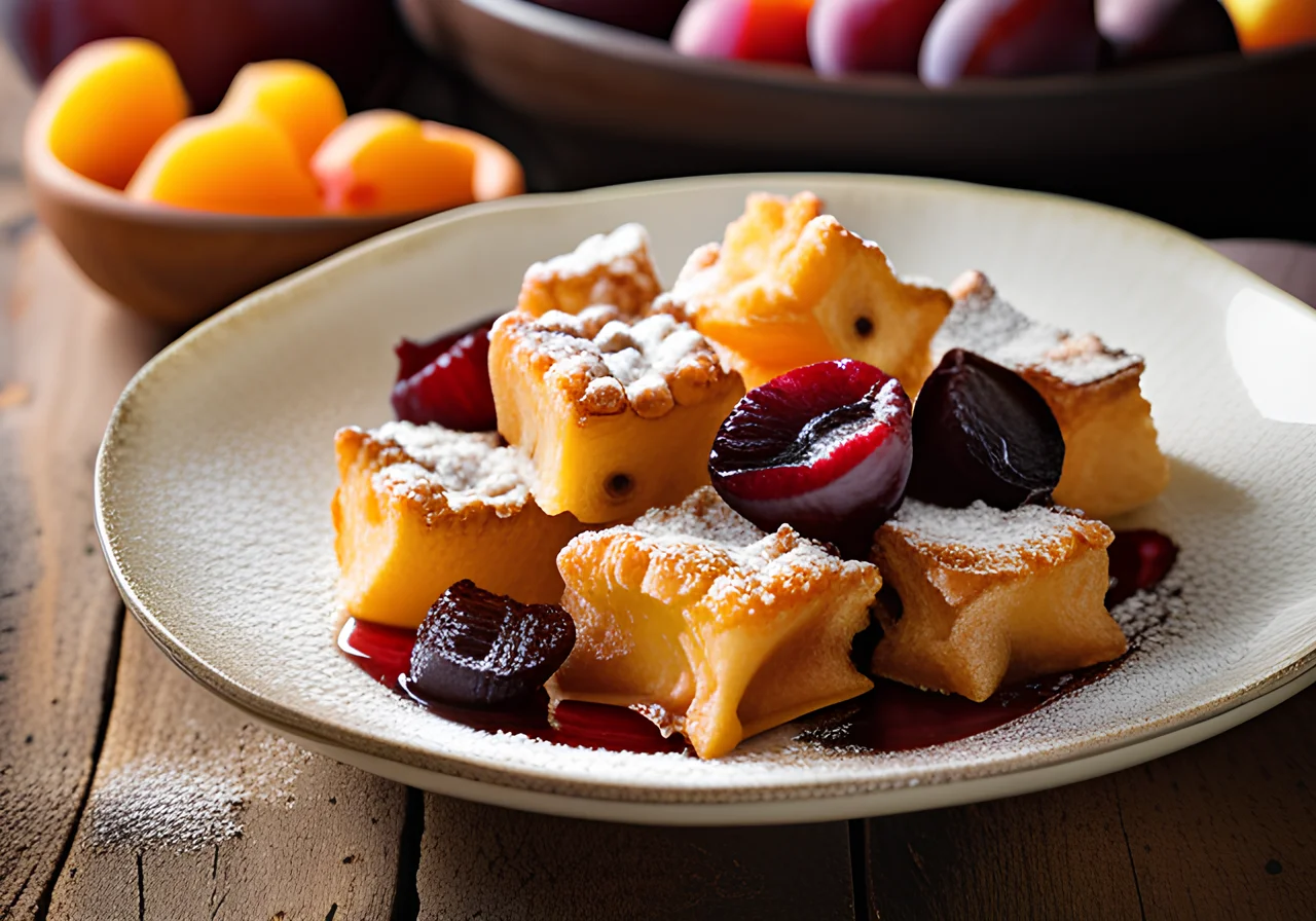 Kaiserschmarrn with Plum Compote