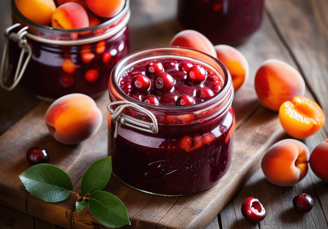 Lingonberry and Apricot Jam