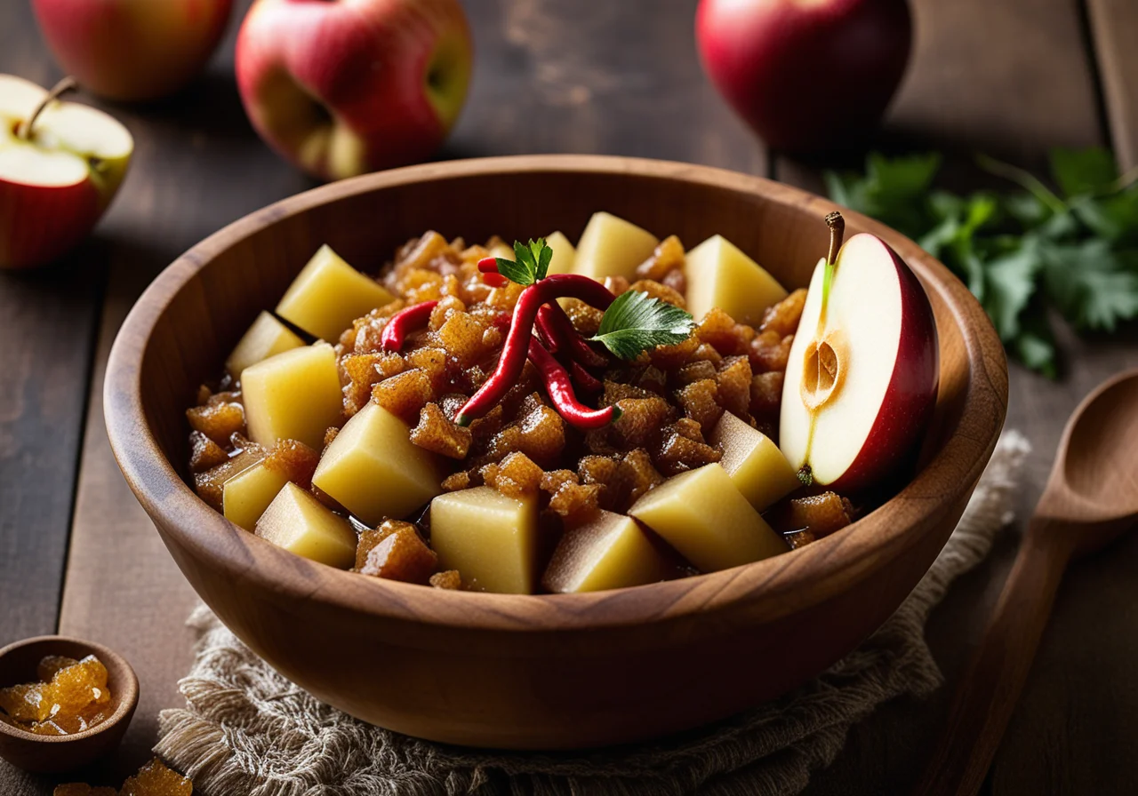 Apple Chutney with Ginger