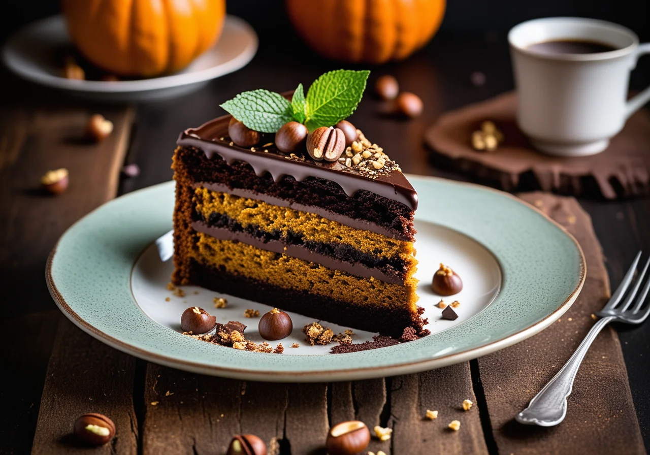 Pumpkin Chocolate Cake