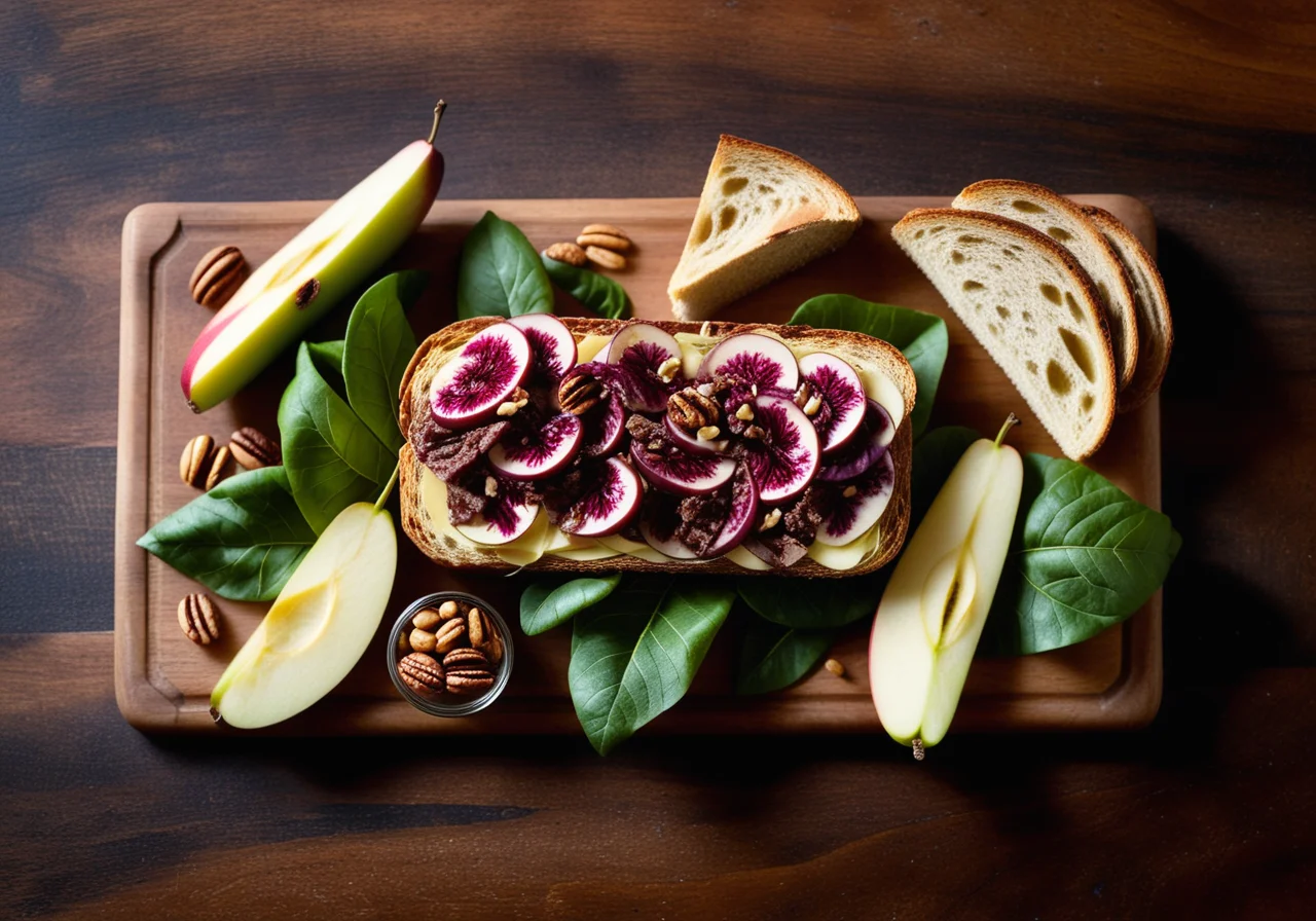 Radicchio with Apple and Salted Beef Swiss Style