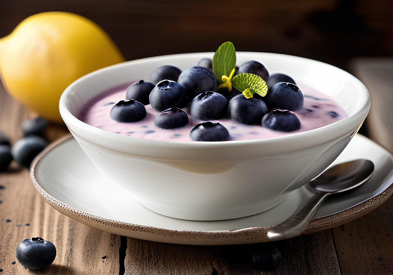 Yogurt with Blueberries