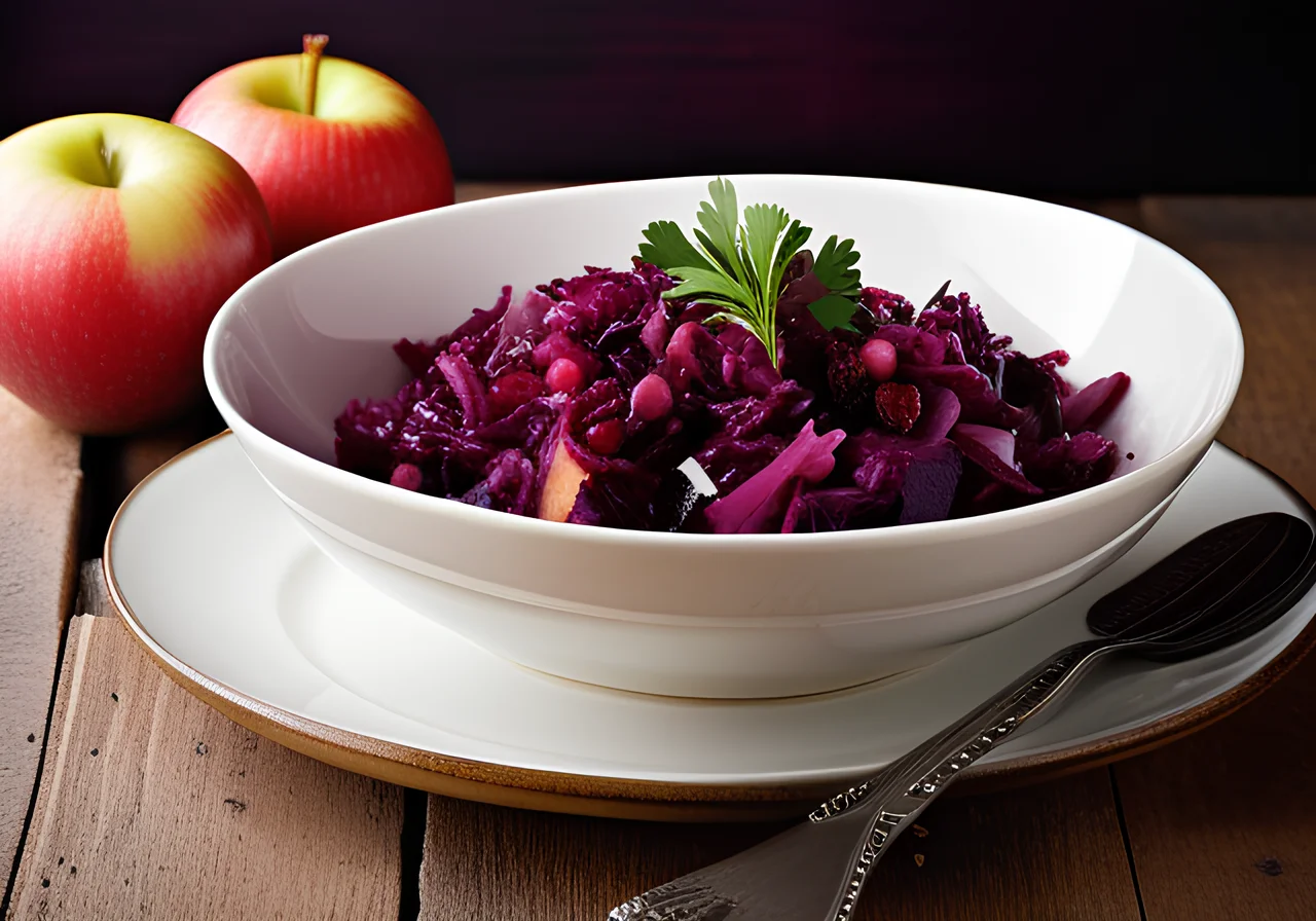 Red Cabbage with Apple