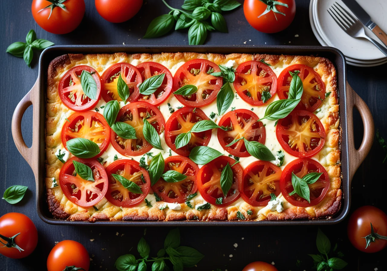 Tomato-Feta Casserole