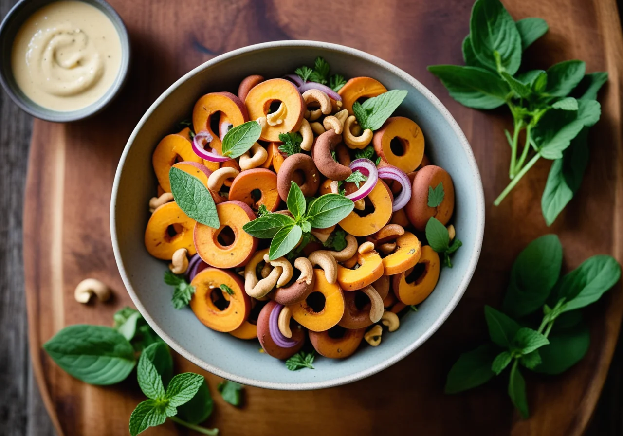 Sweet Potato Cashew Salad