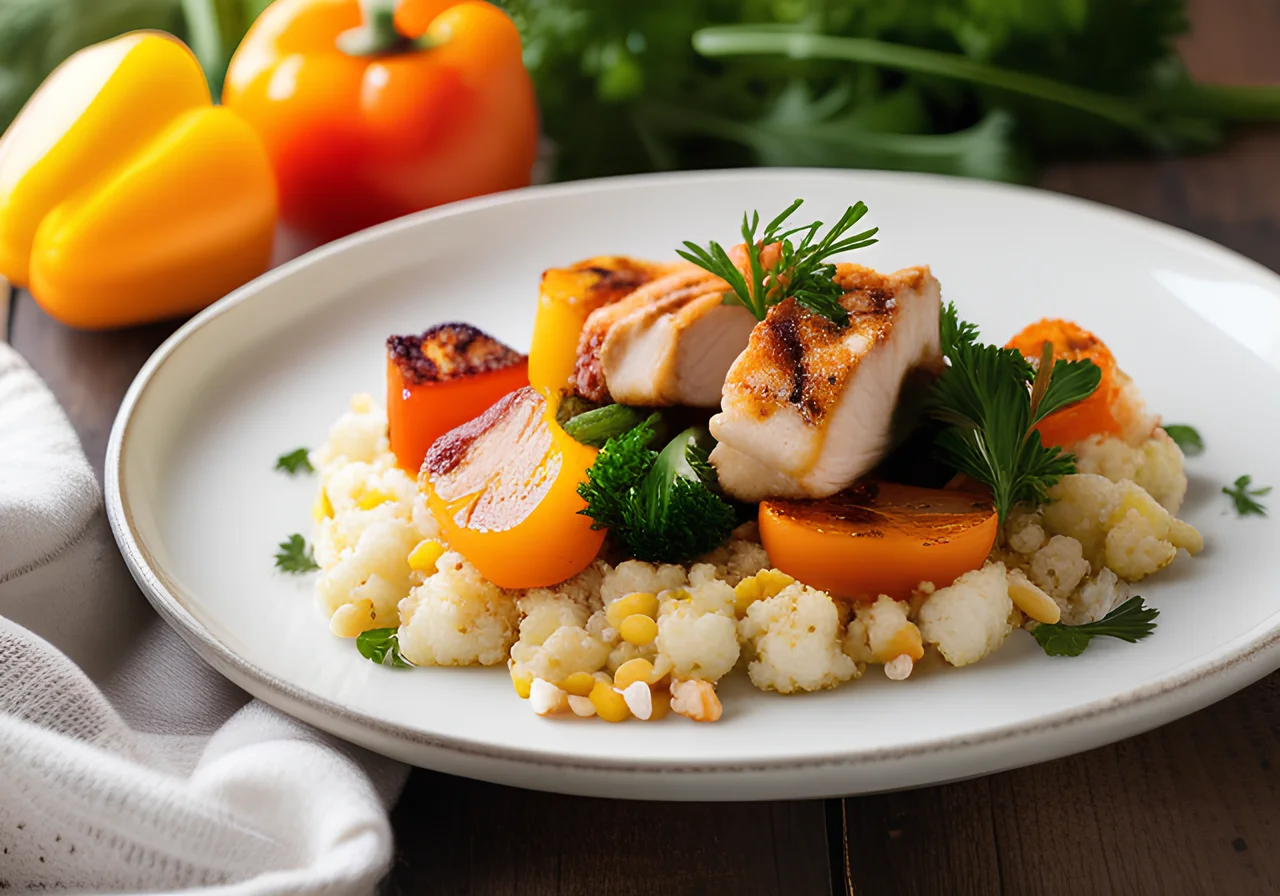 Cauliflower Rice Skillet