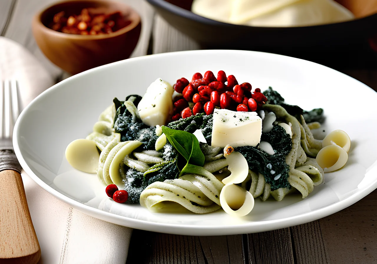 Gorgonzola Spinach Pasta