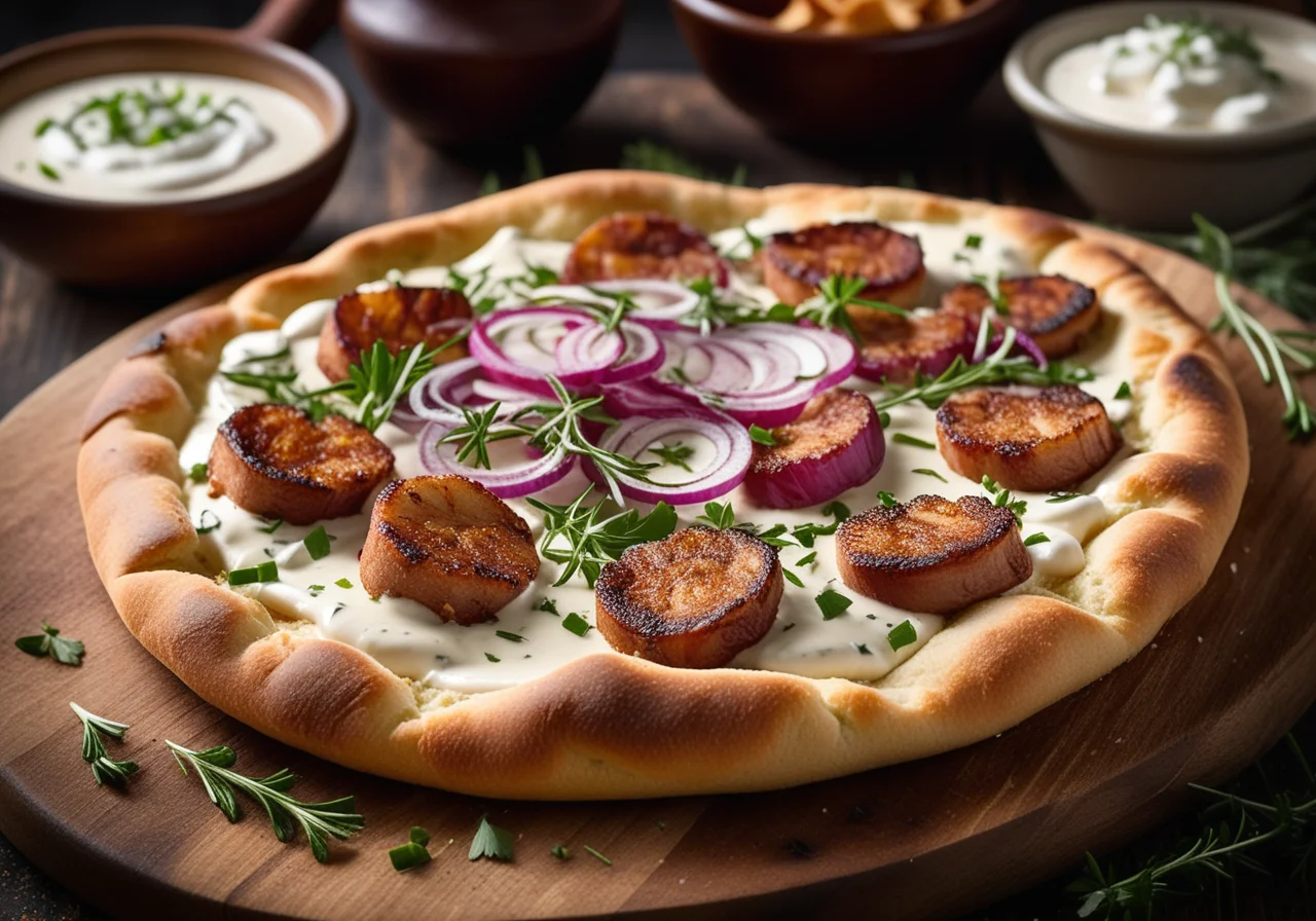 Lactose-Free Flammkuchen