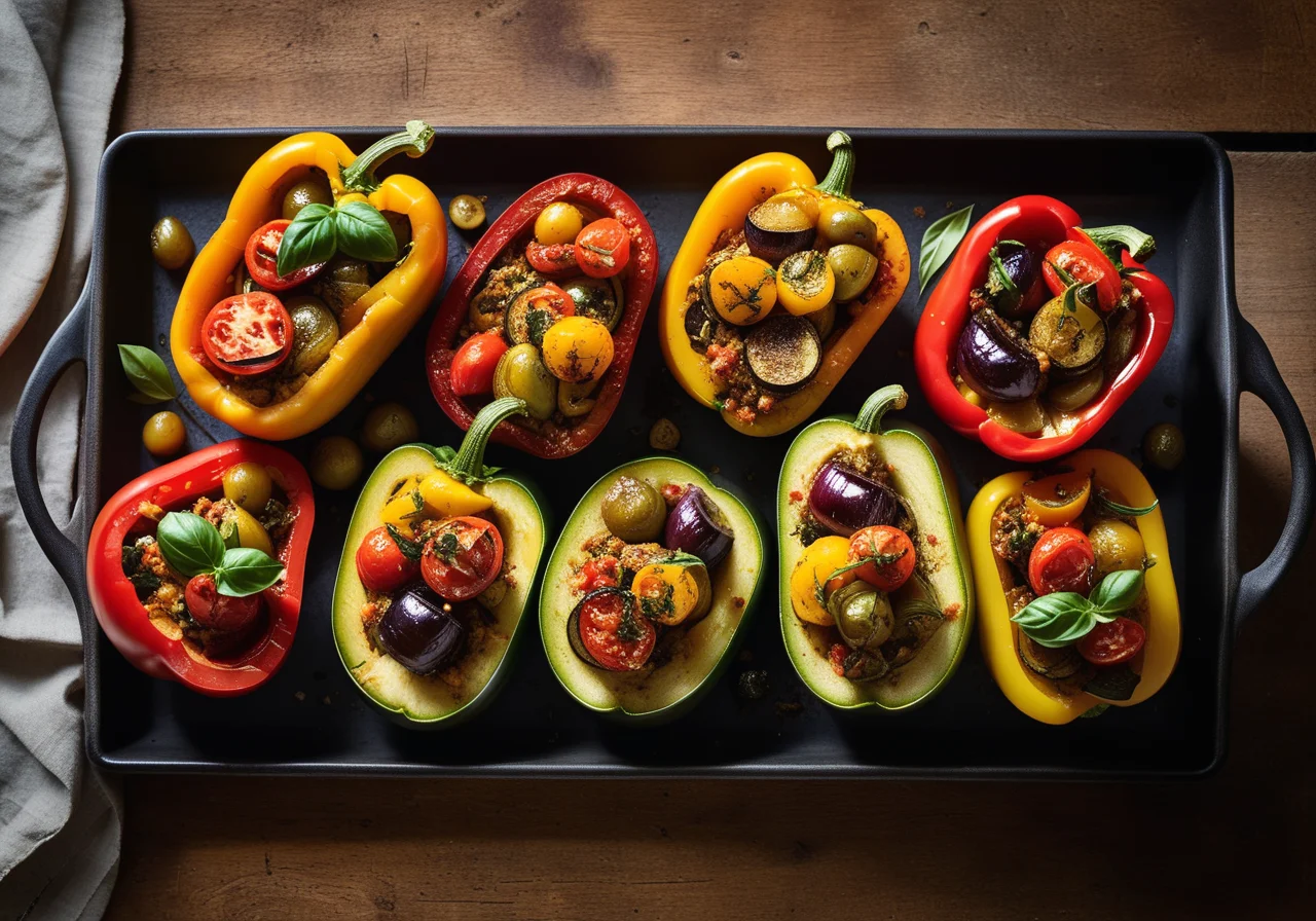 Roasted Stuffed Vegetables
