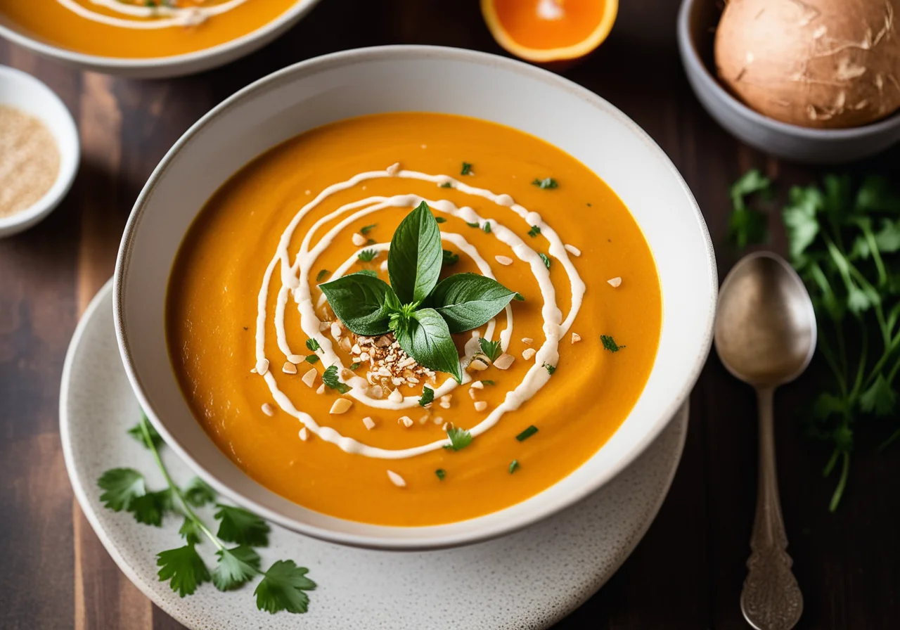 Coconut Sweet Potato Soup
