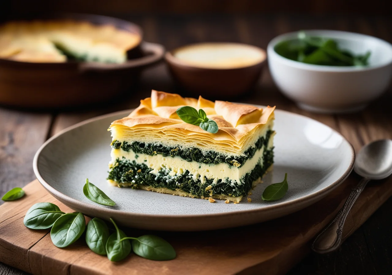 Spinach Yufka Cake